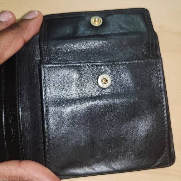 Cartier Pasha Black Leather Bifold Wallet